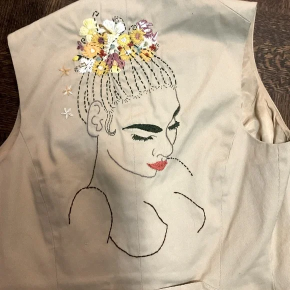 Custom Embroidered Ralph Lauren Vest - Picture 4 of 4